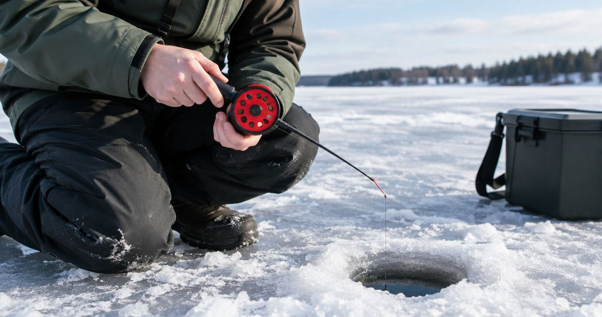 Can you use a hand reel for ice fishing?