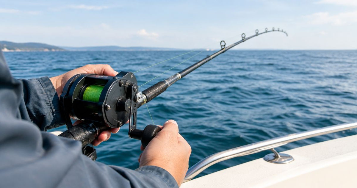 Can a hand reel be used for trolling?