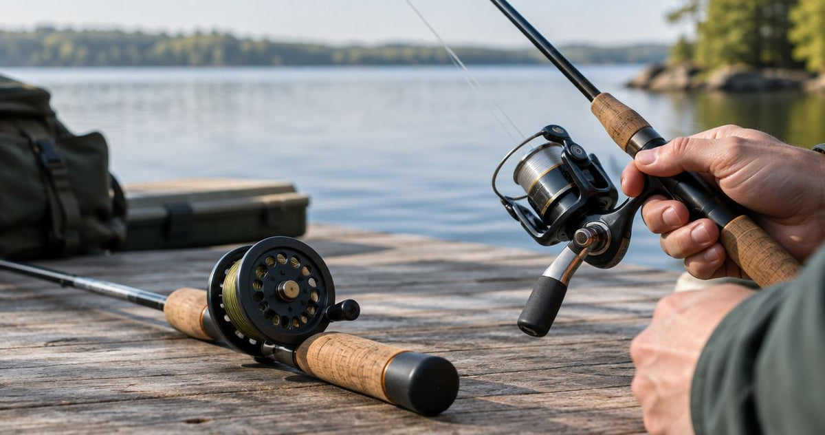 Is a hand reel better than a spincast reel for beginners?