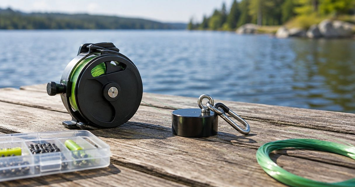 Pairing a GoReel with the Mini Magnet Kit for micro fishing